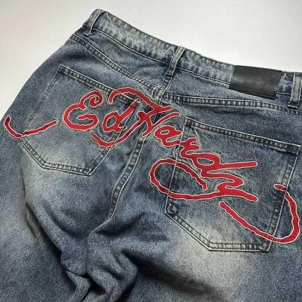 Джинси ED HARDY JEANS rap штани pants baggy y2k sk8 ед харді