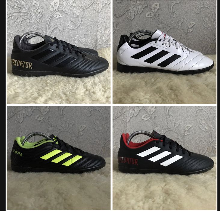 Як нові, оригінальні сороконіжки футзалки Adidas 42,5 42 41,5 27 26,5