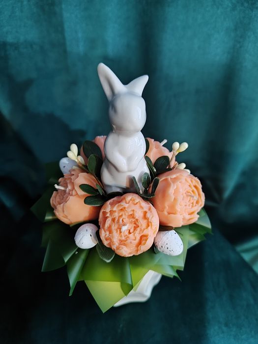 Wazonik ze świecami sojowymi