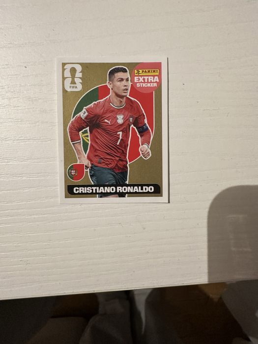 Cromo Legend Gold do Cristiano Ronaldo