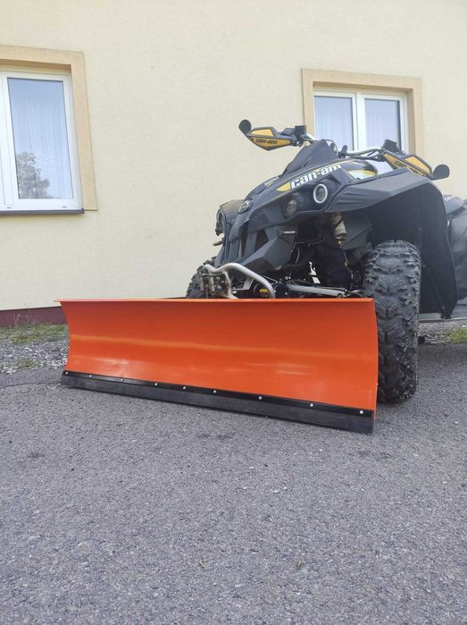 Pług do śniegu do Quada szybki montaż na click nowy solidny dostawa