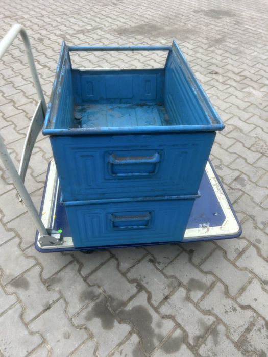 Pojemnik metalowy Schaffer stan idealny Mega okazja Transport Faktura