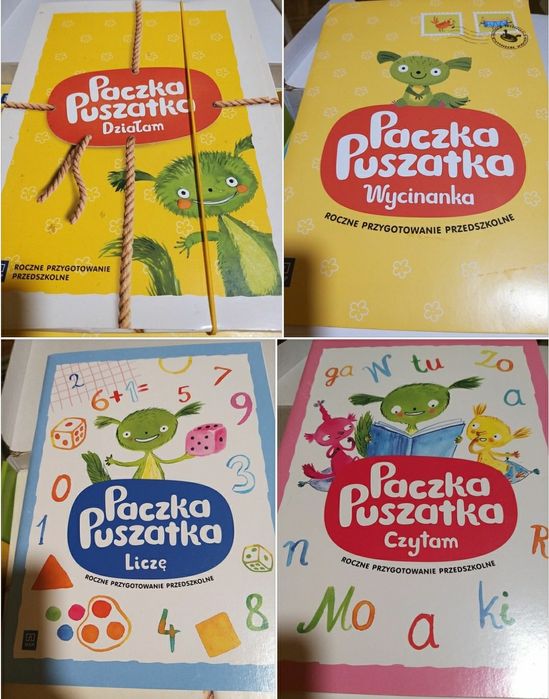 Paczka Puszatka BOX roczne przygotowanie przedszkolne 5 6 lat pakiet