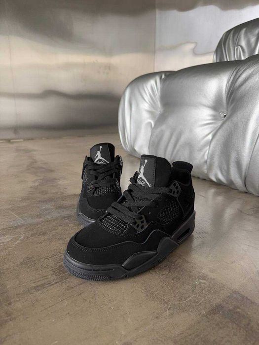 Мужские кроссовки Nike Air Jordan Retro 4 "Black Cat" 40-45