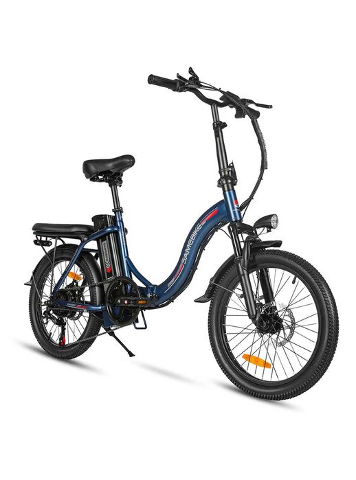 Електро велосипед фетбайк SAMEBIKE CY20 350W 36V 12Ah складний Синій в наявності гарантія запас ходу до 90км макс швидкість 25км/год электровелосипед