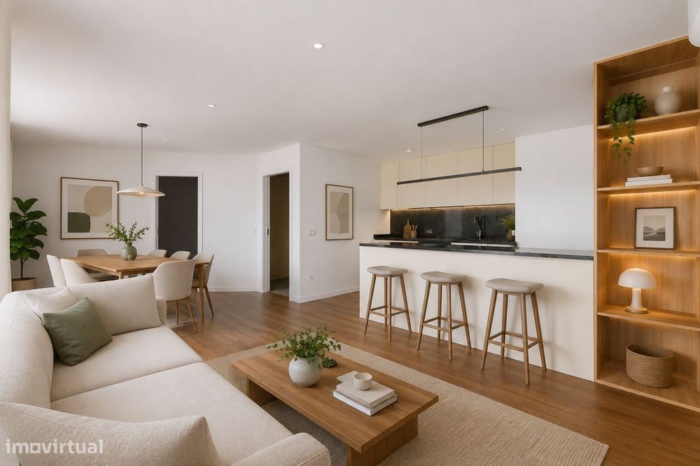 Apartamento T1+1 com Terraço de 70m² em Maximinos – Braga