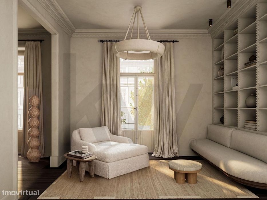**Apartamento T2+1 em Campo de Ourique - Elegância e Conforto em Lisbo
