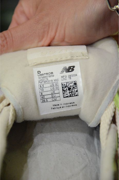 Кросівки new balance U997ROB US 8.5 42 - 26,5 см
