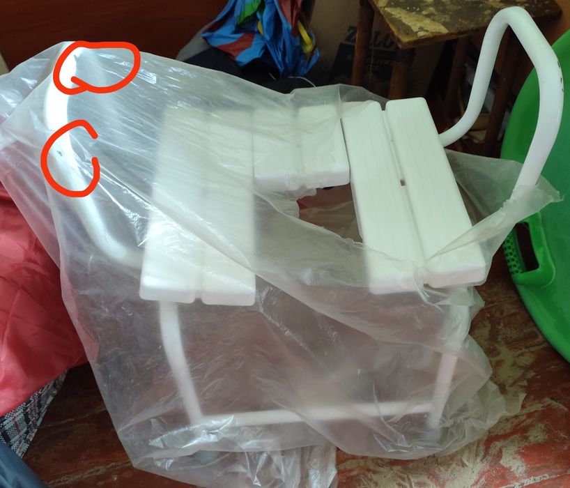 Фиксатор для колена, стул для душа, поручень