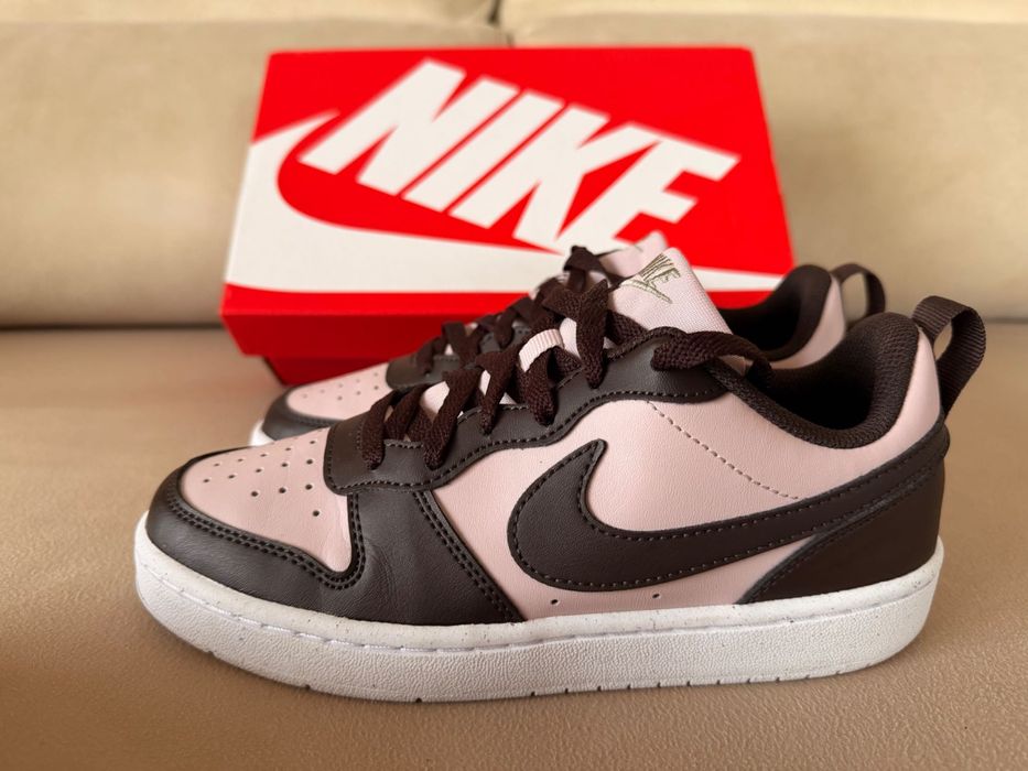 Nike Court Borough - 37,5 -  particle rose/velvet brown (como novas)
