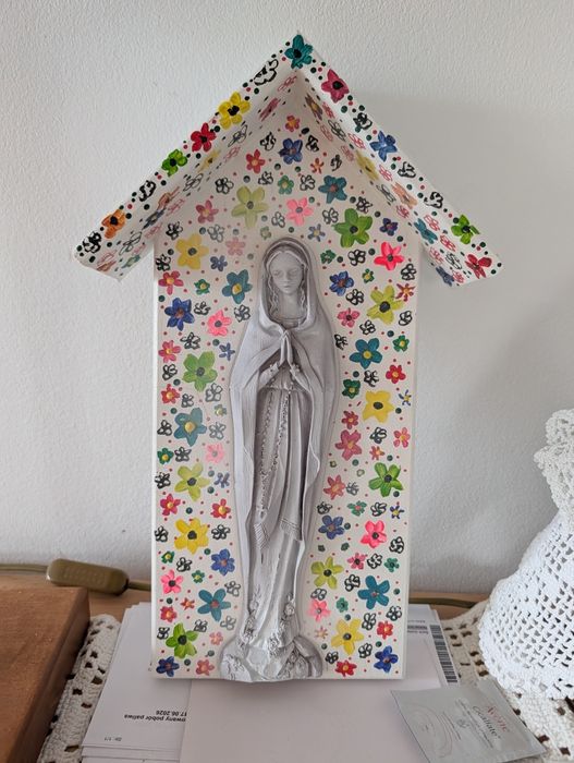 Kapliczka Drewniana Malowana LUDOWA