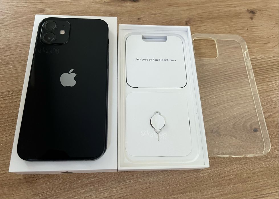 iPhone 12 64GB Czarny | 100% Oryginał | Zestaw z pudełkiem | 85% Bateria