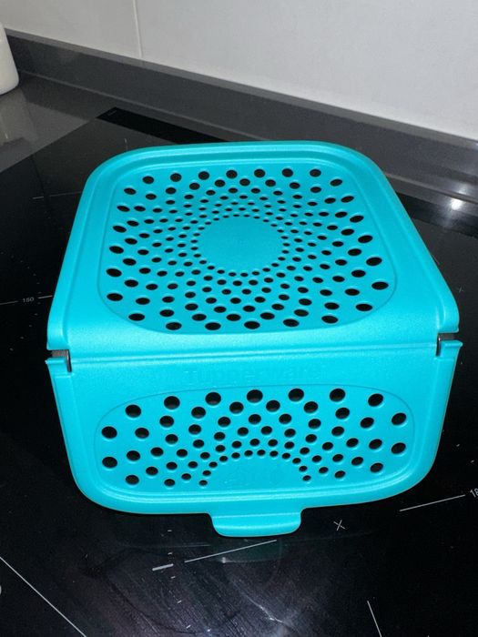 Tulha de alhos da Tupperware + Tudo em um