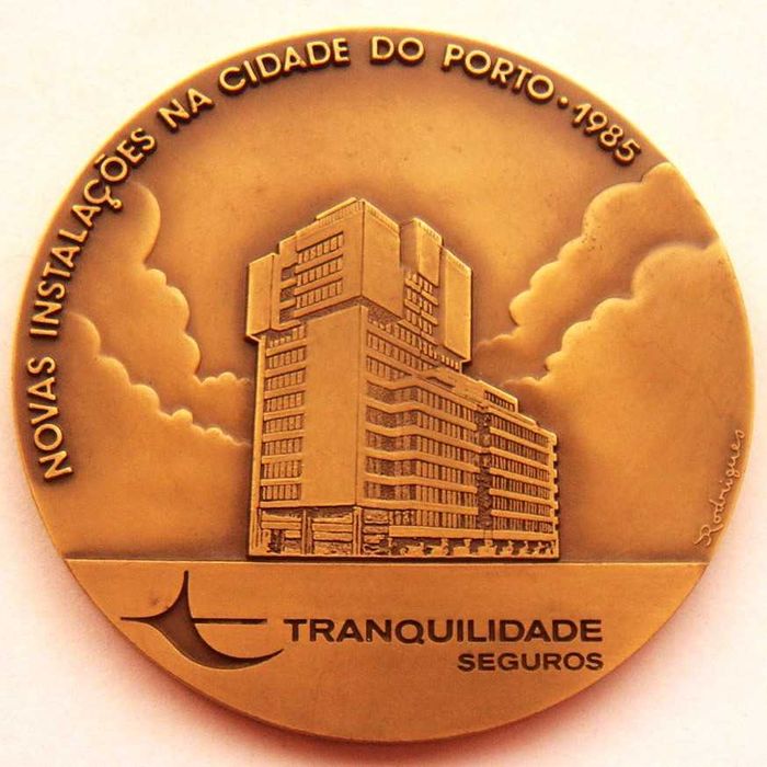 Medalha de Bronze Cidade Porto Tranquilidade Seguros por J RODRIGUES