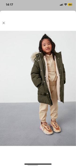 Курта зимова на дівчинку NEXT