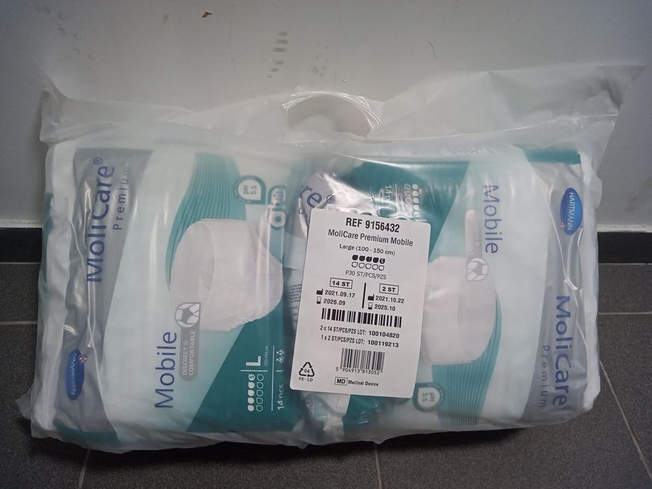 Pieluchomajtki Molicare Mobile Premium 5K, rozmiar L, 2x14 szt.