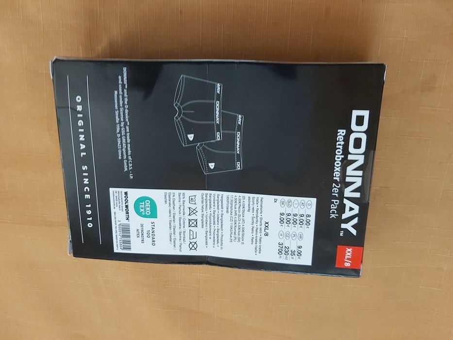 DONNAY XXL/8 bokserki męskie