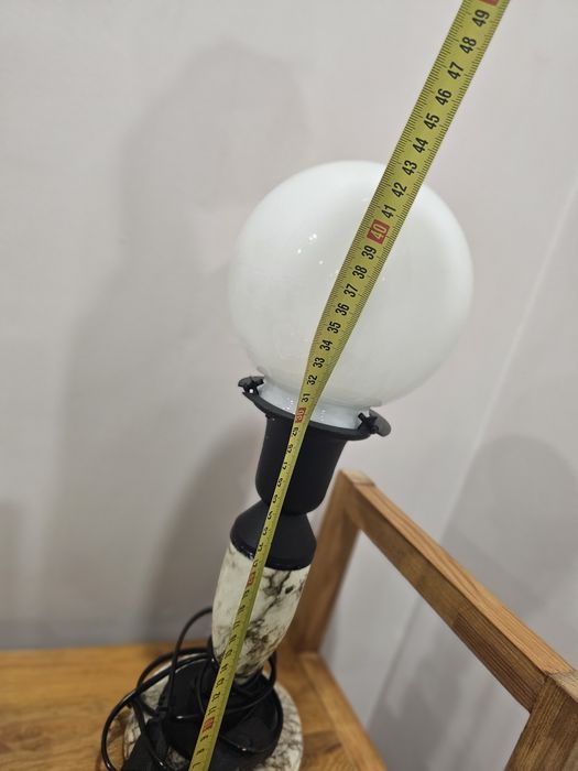Лампа настольная, мрамор натуральный