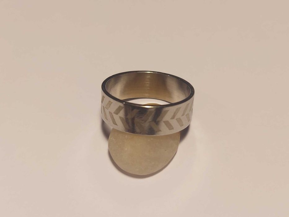 Anel Aço Inoxidável Size 19 - Resistente, Brilhante e Antialérgico