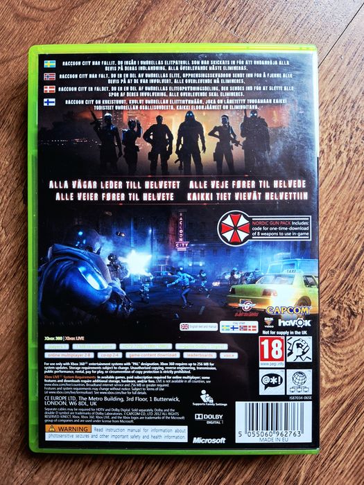 Resident Evil Operation Racoon City (PL) XboX 360
