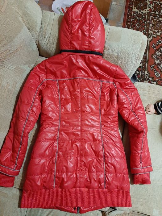 Зимняя длинная курточка 44 р