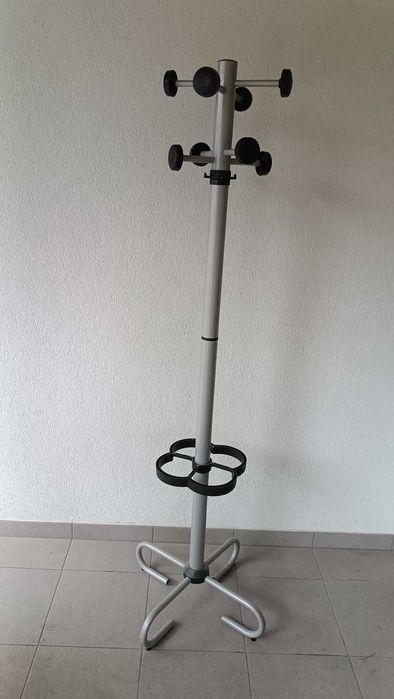 Wieszak Stojak Na Ubrania Stojący Metalowy Stalowy 171cm