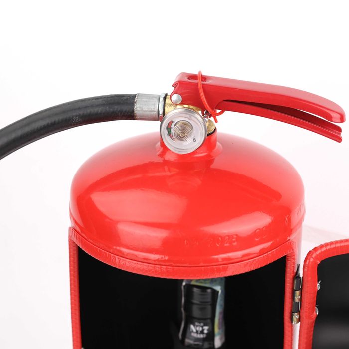 Вогнегасник міні-бар на подарунок з написом "Jack Daniels" Червоний