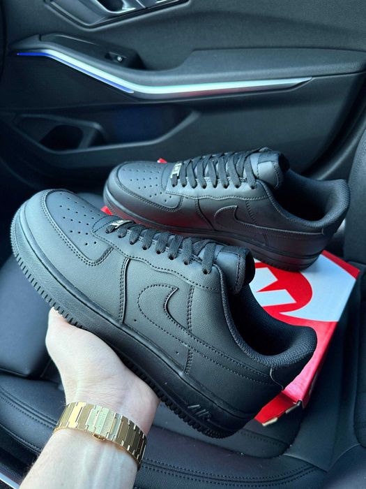 ТОПОВІ кросівки Supreme Nike Air Force 1 чорні
