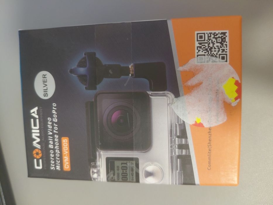 Microfone Comica para GoPro