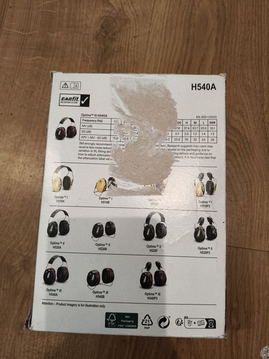 Słuchawki przeciwhałasowe 3M