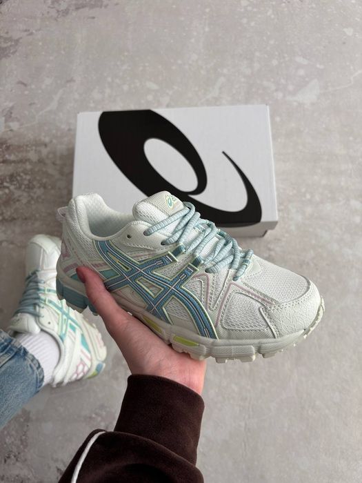 Кросівки Кроссовки Asics Gel-Kahana 8 White Turquoise Blue Белый Синий Білий Синій Кросовки демісезон