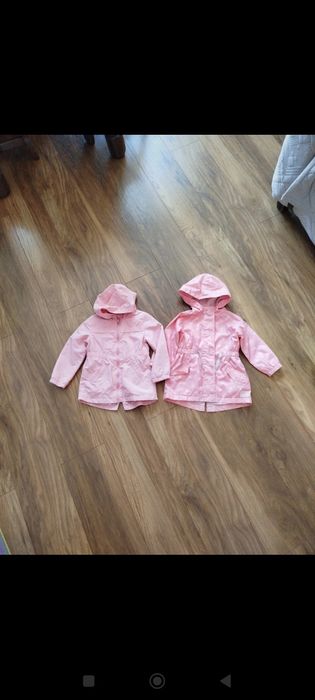 Kurtki wiosenne 2 sztuki 98cm