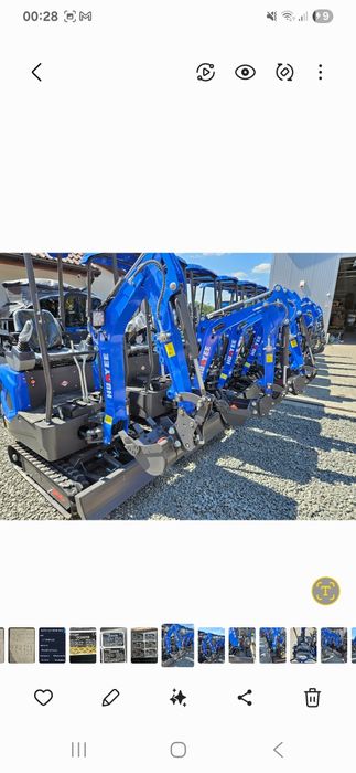 Koparka minikoparka 1200 kg KRÜGER JKW-12-nowy mod: PREMIUM Koop 192F