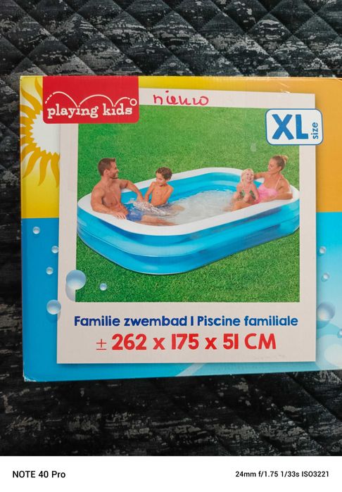 Basen ogrodowy 262 cm. Nowy