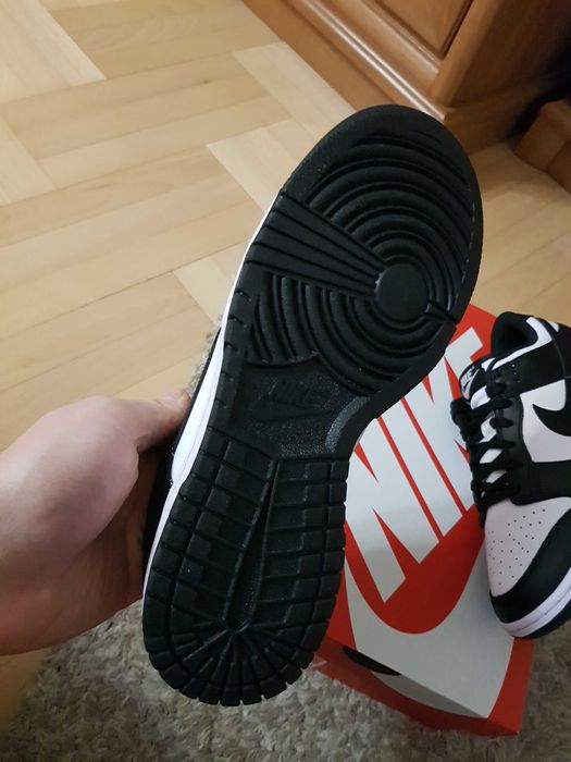 Nike 38,5-7,5US W dunk low panda nowe og box białe czarne