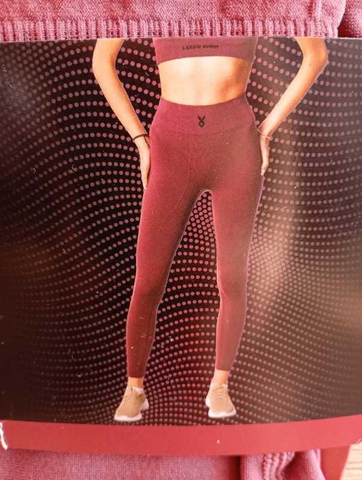 Legginsy damskie Cardio Bunny XL różowe