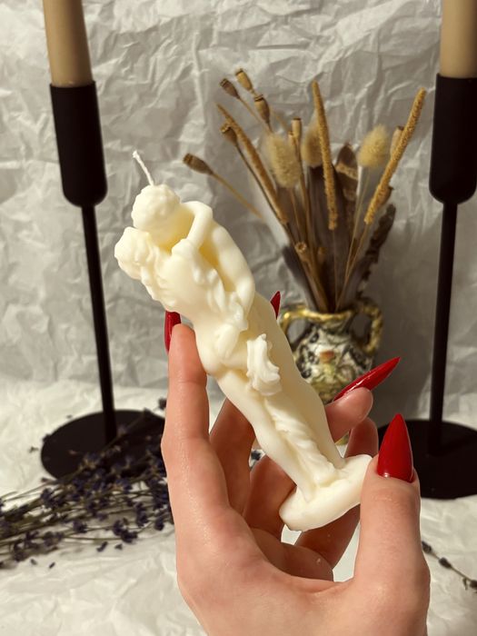 Свічка романтична пара з соэвого воску/ Свечка романтическая пара