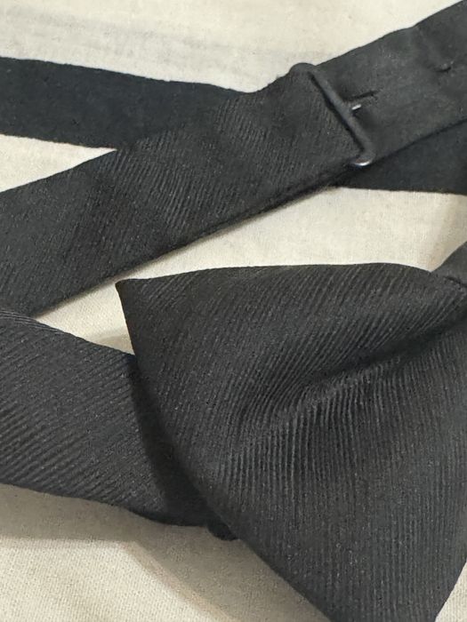 Мужская бабочка черная новая - премиальный аксессуар из дорогой ткани