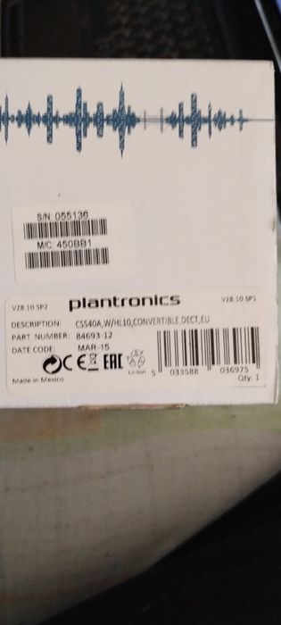 Гарнітура Plantronics CS540