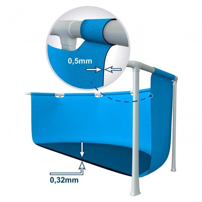 Piscina Redonda Intex 3m - Estrutura Metálica