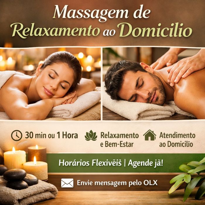 Massagem de Relaxamento ao Domicílio