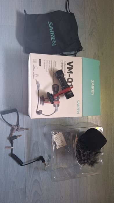 Mikrofon Sairen VM-Q1 vlog, rolki, podcast