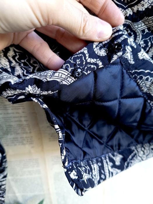 BIK BOK Biust 53,5x2 S M Y2K crop top lekka kurtka/bluza bomberka