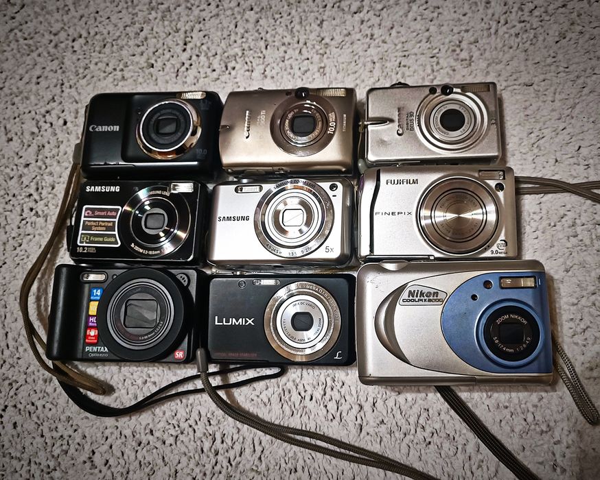 Лот цифровий фотоапарат Canon,Samsung,Pentax,Fujifilm,Lumix,Nikon