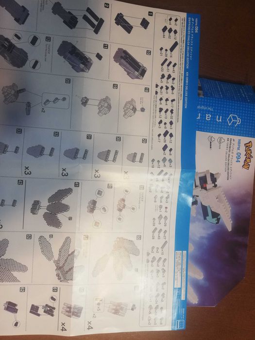 Nanoblock Pokemon Dialga małe klocki