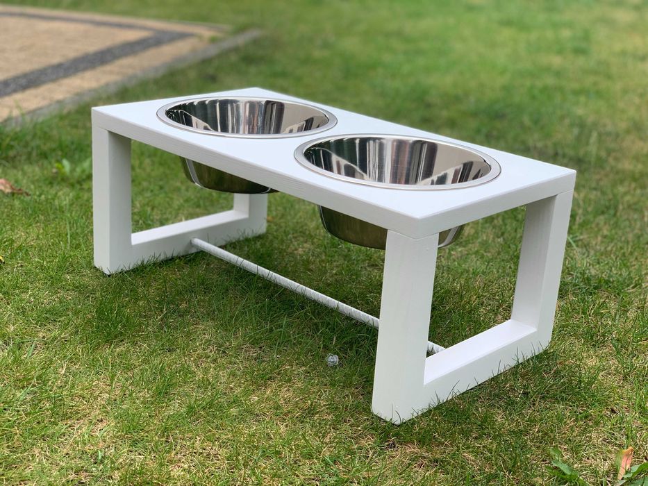 stojak na miski dla psa