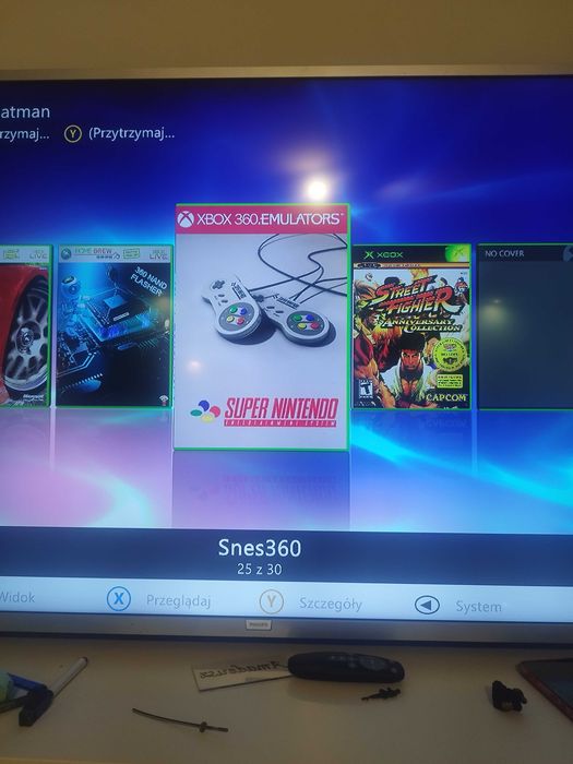 Przerobiona Konsola Xbox 360 Aurora + 2 pady + gry