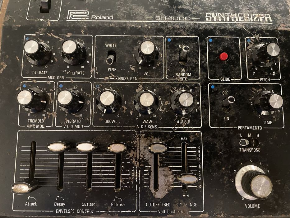 Sintetizador Roland sh 1000 - o 1.º da historia da Roland