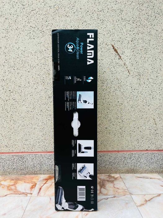 Aspirador Vertical FLAMA 1690F – 3 em 1 (Aspira, Lava e Seca)