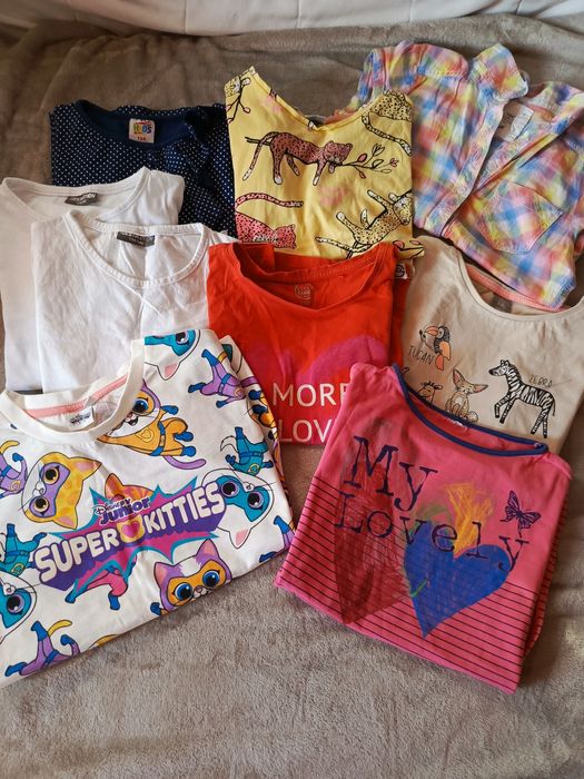 Zestaw bluzeczek 134/140